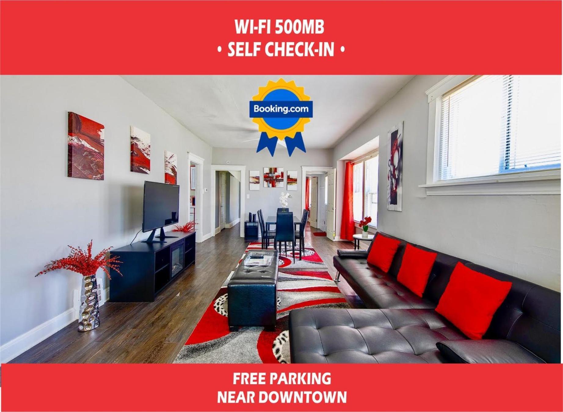 The Rubi Lounge - Spacious Brooklyn Centre Modern Escape Near Downtown With Parking, 300Mb Wifi & Self Check-In Cleveland Ngoại thất bức ảnh